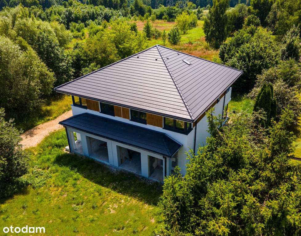 Bliźniak z dużym ogrodem w sąsiedztwie lasu-5