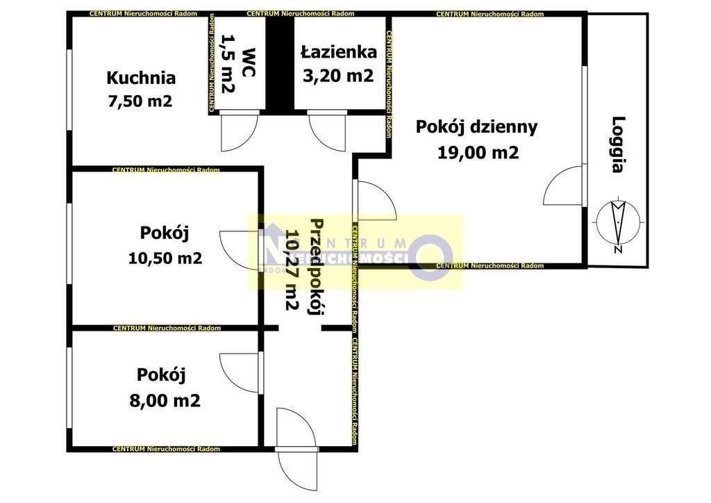 Prędocinek, M4, 60 m2, 2 piętro, balkon.-12