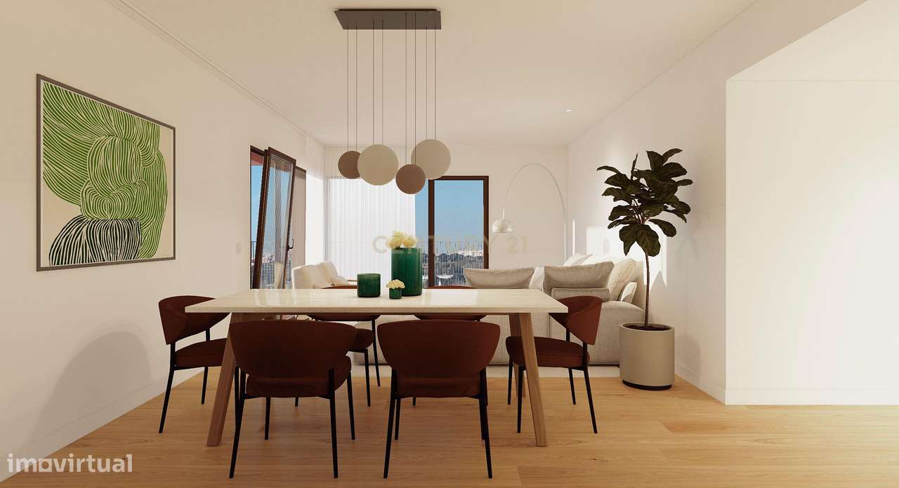 Apartamento T3 C/Estacionamento - Empreendimento ALMAR, Almada - Grande imagem: 2/17