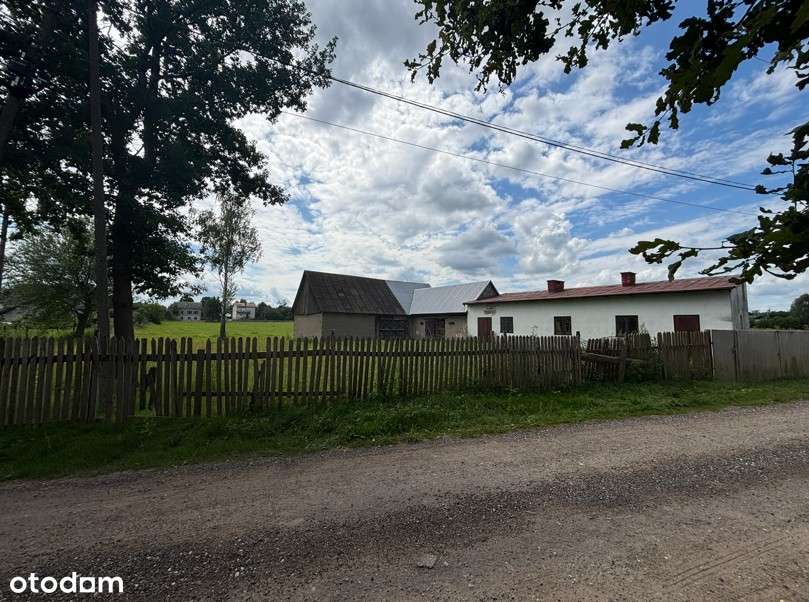 Duża zabudowana działka w mieście Brok-10