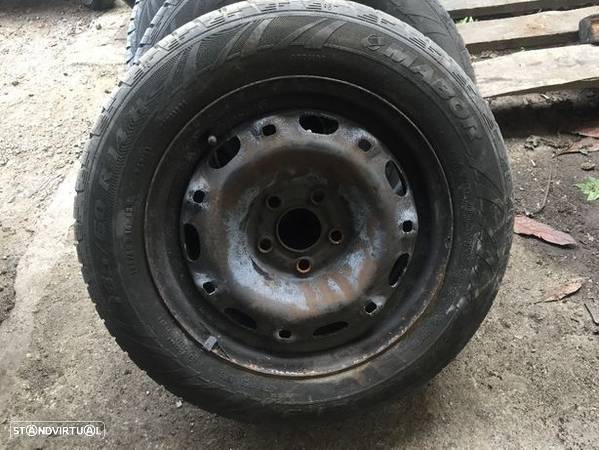 3 Jantes 5x100 com pneus Novos Mabor - 3