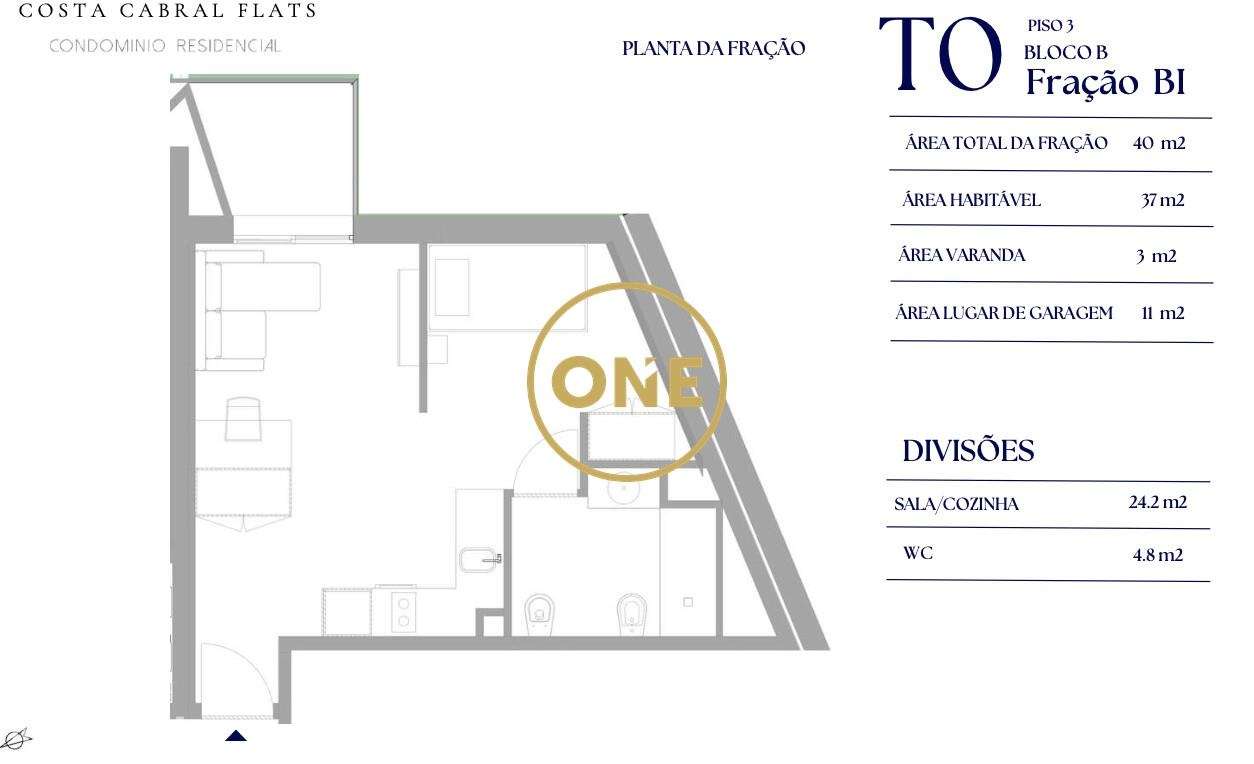 Apartamentos em construção T0, T1 e T2 perto do Pólo Universitário - P - Grande imagem: 4/14