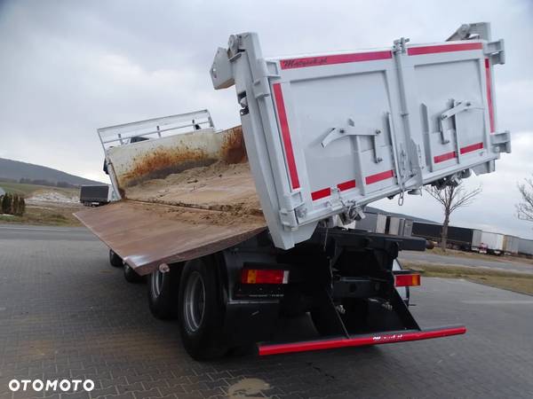 Iveco TRAKKER 410 / 8X4 / 2 STRONNA WYWROTKA / HYDROBURTA / AUTOMAT / 17 TON ŁADOWNOŚCI / 2008 rok - 14