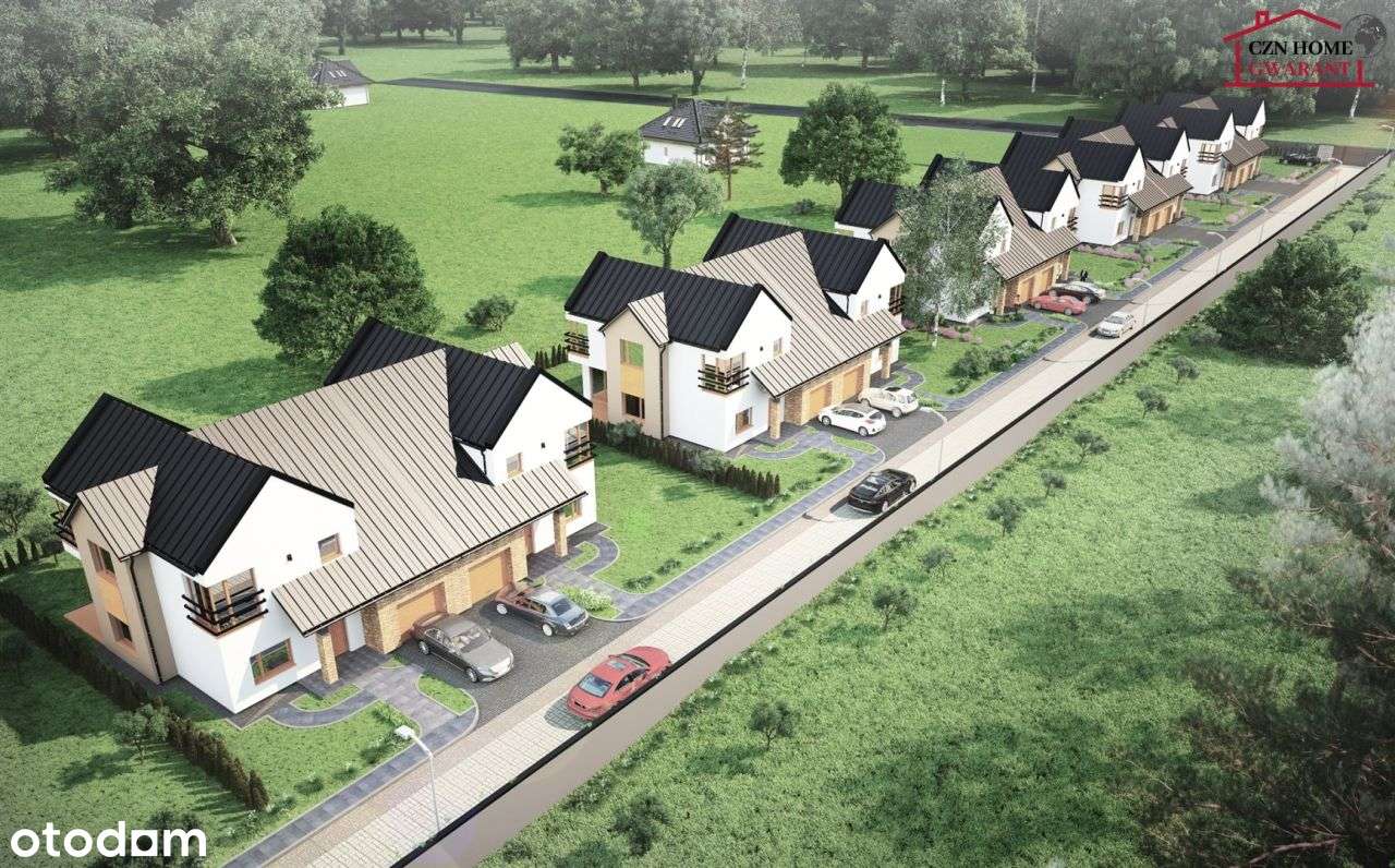 Osiedle domów w zabudowie bliźniaczej w Stefanówce-6