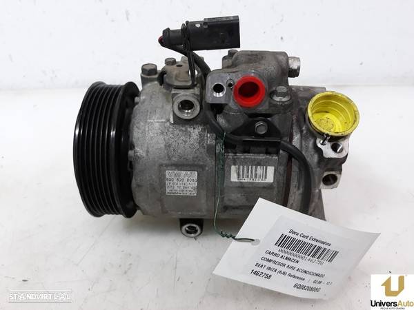 COMPRESSOR AR CONDICIONADO SEAT IBIZA IV 2013 -6Q0820808G - 3