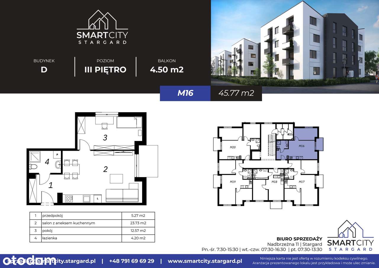2-pokojowe mieszkanie 45m2 + balkon Bez Prowizji - Pełny obrazek: 2/9