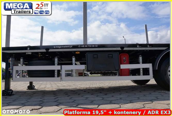 Mega Platforma UNIWERSALNA 19,5 BPW - ADR 3 - 35,0 ton ładowności !!! - 20