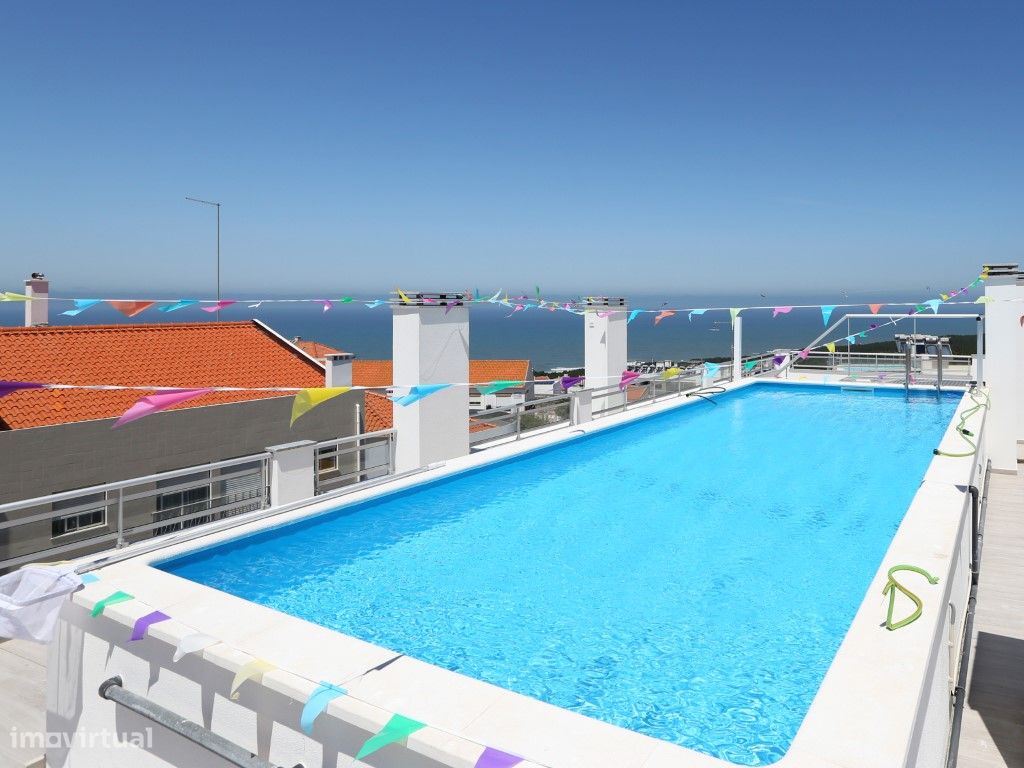 Fabuloso Apartamento T3 Novo com Vista de mar no Sítio Nazaré - Grande imagem: 1/38