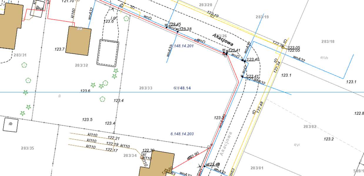 Działka bud. 1457mkw., w Chrząstawie Małej, gm. Czernica-10
