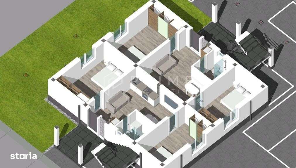 Apartament 2 camere de vânzare –bloc nou, zona 7 Noiembrie Sg. Mures - Imagine principală: 5/7