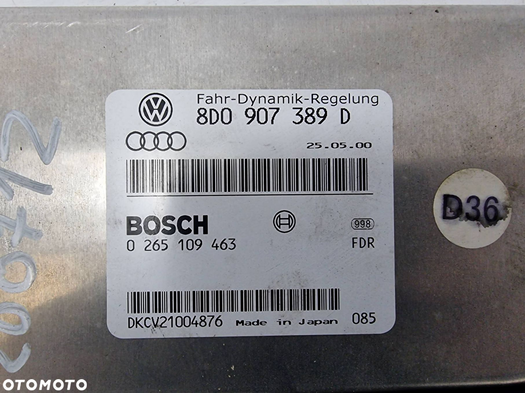 MODUŁ AUDI A4 B5 8D0907389D ESP - 2