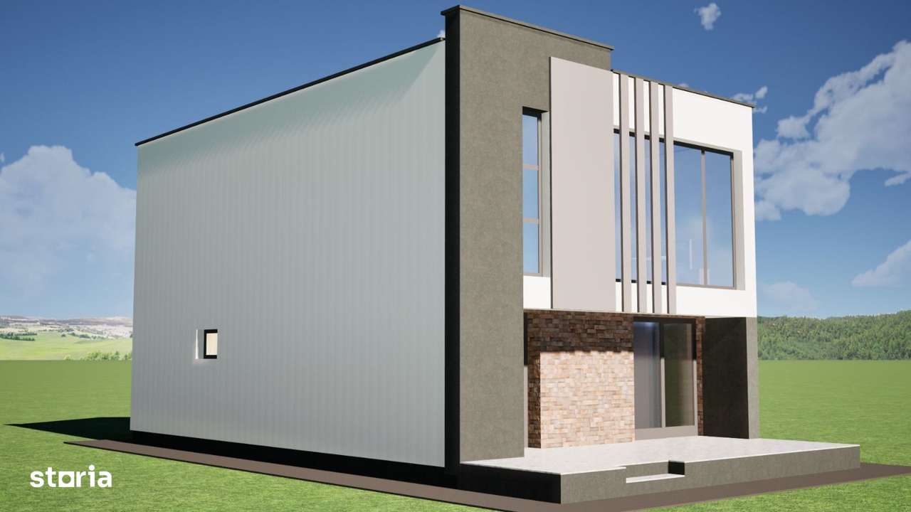 Vila LUX Parter+Etaj(stil mediteranean) in Stupini zona Plugarilor-5