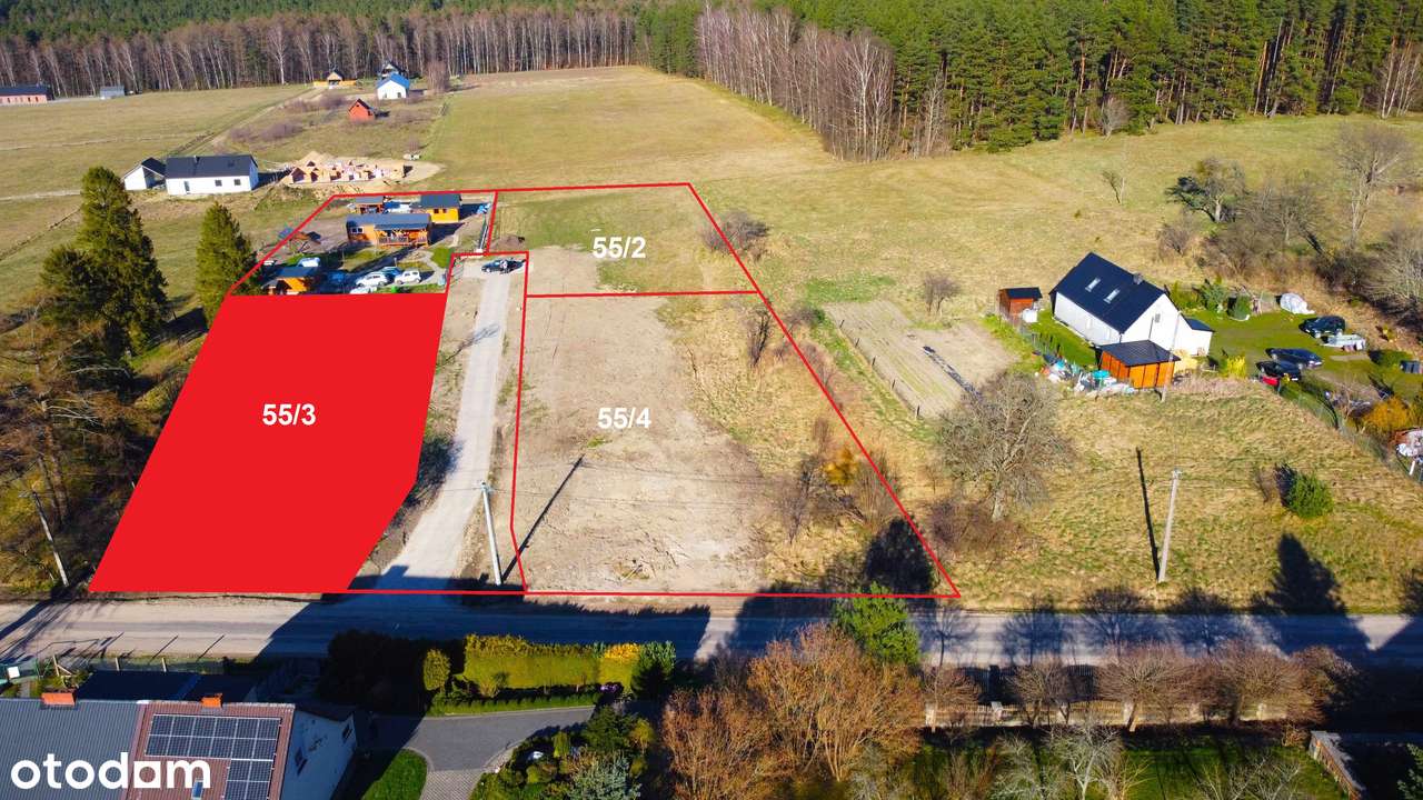 Działki Dąbrówka Wielka 10 km od Lęborka z warunkami zabudowy. - Pełny obrazek: 4/12