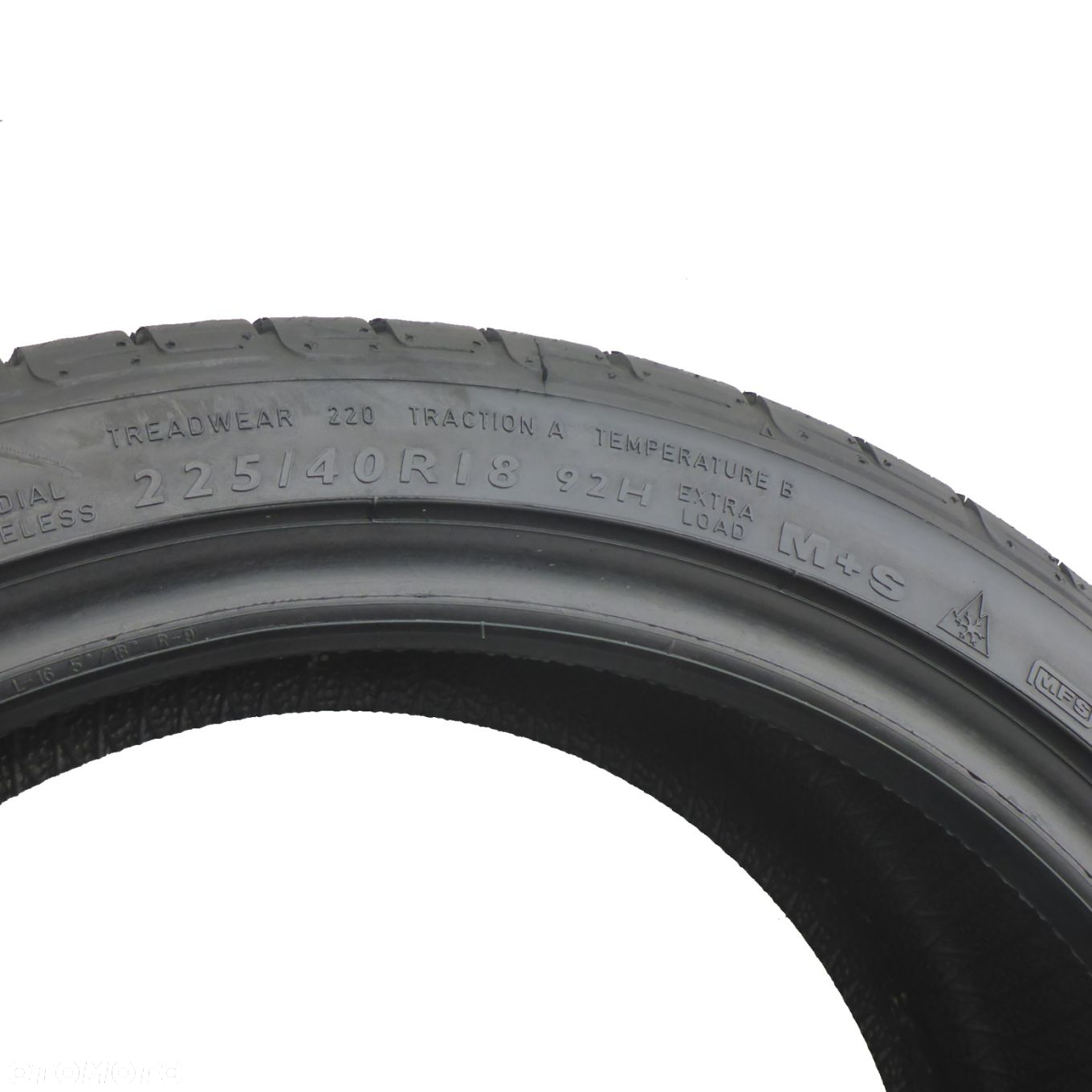 1 x DUNLOP 225/40 R18 92H XL SP Sport 01 A/S Wielosezon 6.8mm 2016 - 3