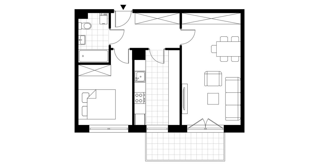 Apartamenty Liściasta | mieszkanie 2-pok. | 26 - Pełny obrazek: 4/7