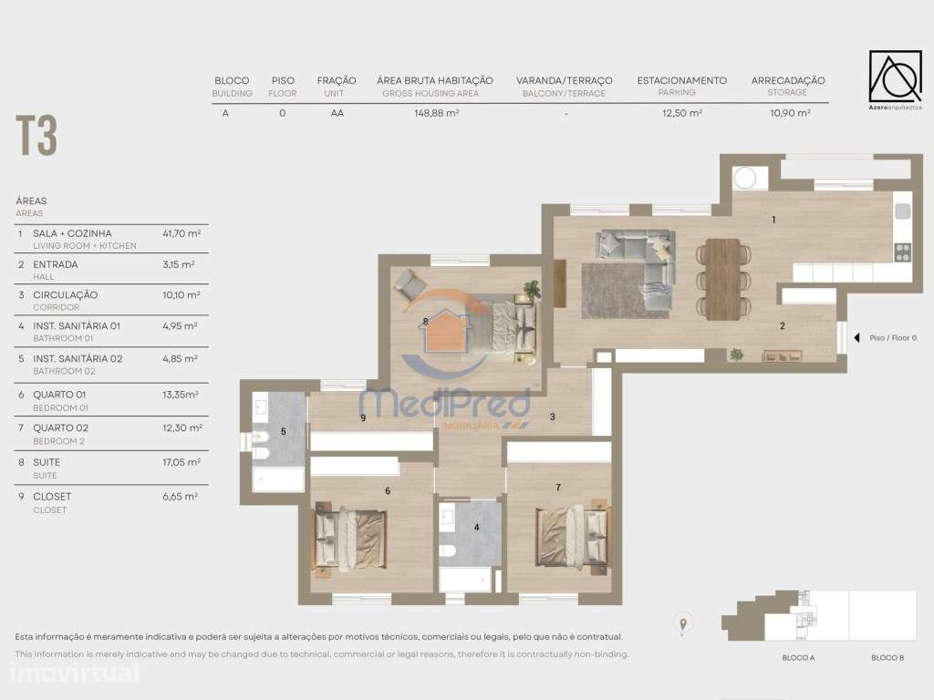 Apartamento T3 em construção - Montijo - Grande imagem: 2/11