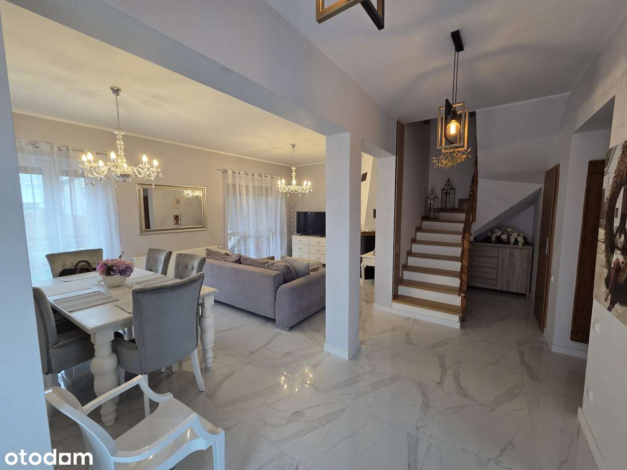 Dąbrowa - bliźniak, 3 sypialnie, spokojne miejsce, nieduży ogród-3