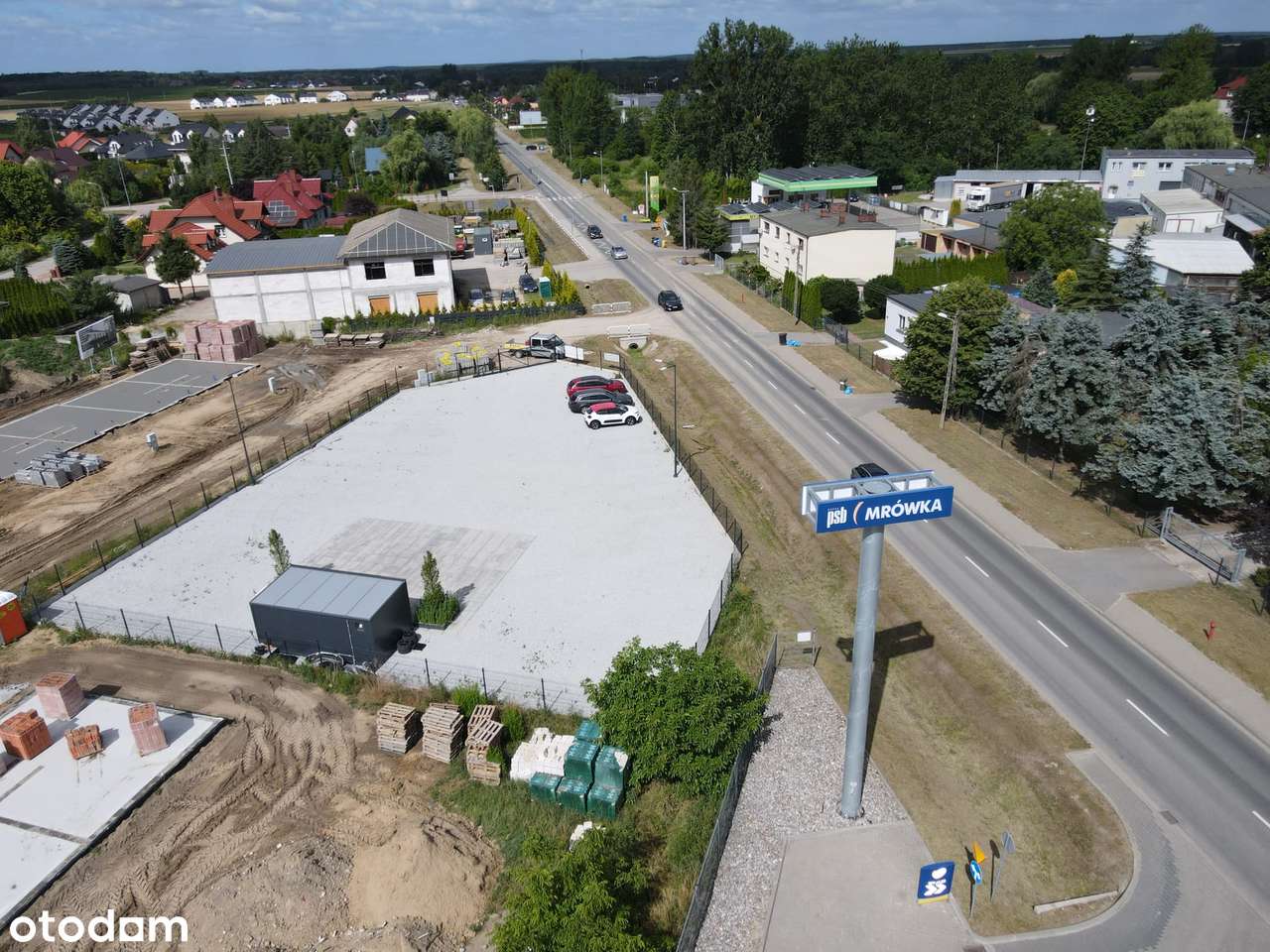 Wynajmę utwardzony plac 1000 m² z biurem – Centrum Pobiedzisk
