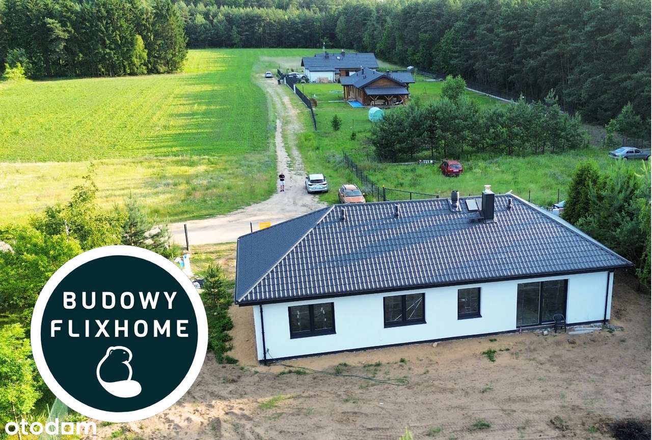 Dom w stanie surowym 80 m² na działce 887 m² - Wąwelnica-6