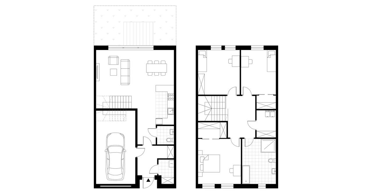 4-pokojowy dom 122m2 + ogródek Bezpośrednio - Pełny obrazek: 3/8