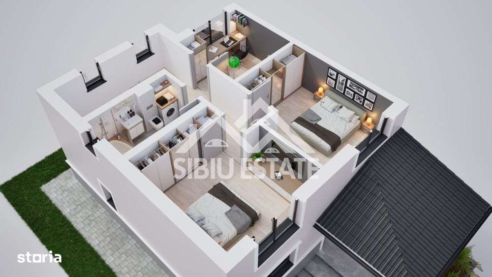 Duplex modern cu 4 camere, 102 mp – oază de liniște aproape de orașul - Imagine principală: 5/9