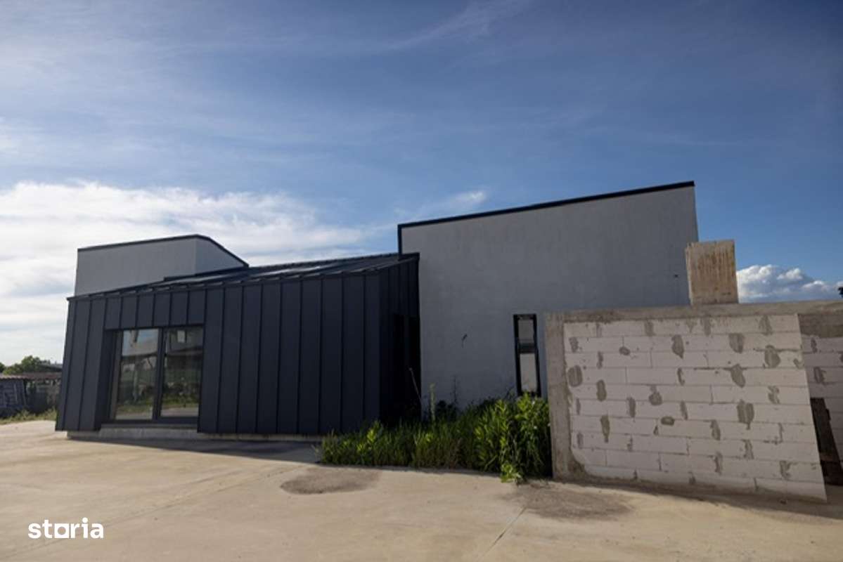 MOCIRA casa pe 1 nivel semifinisata 130mp utili cu teren 5.5ari! - Imagine principală: 4/14