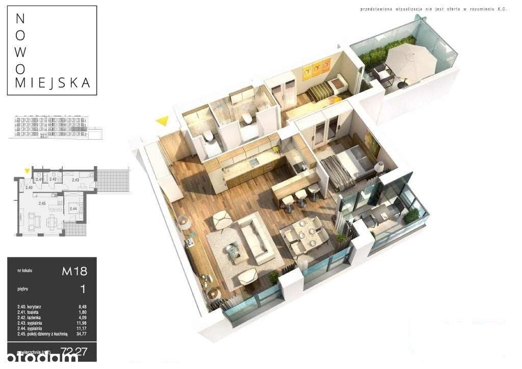 Apartament Nowomiejska-Dostępne- Ostatnie!