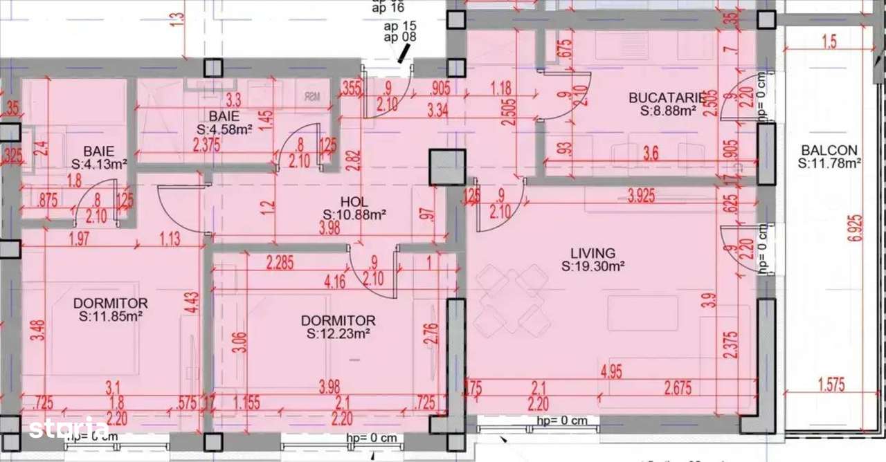 Apartament 3 camere decomandat sector 3 zona Pallady - Imagine principală: 2/6