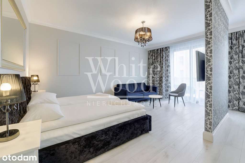 Chmielna - Studio 33m2 z widokiem na rzekę