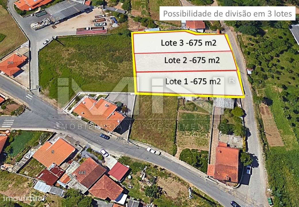 Terreno plano - 2.050m² - Viabilidade para casa Terrea-8