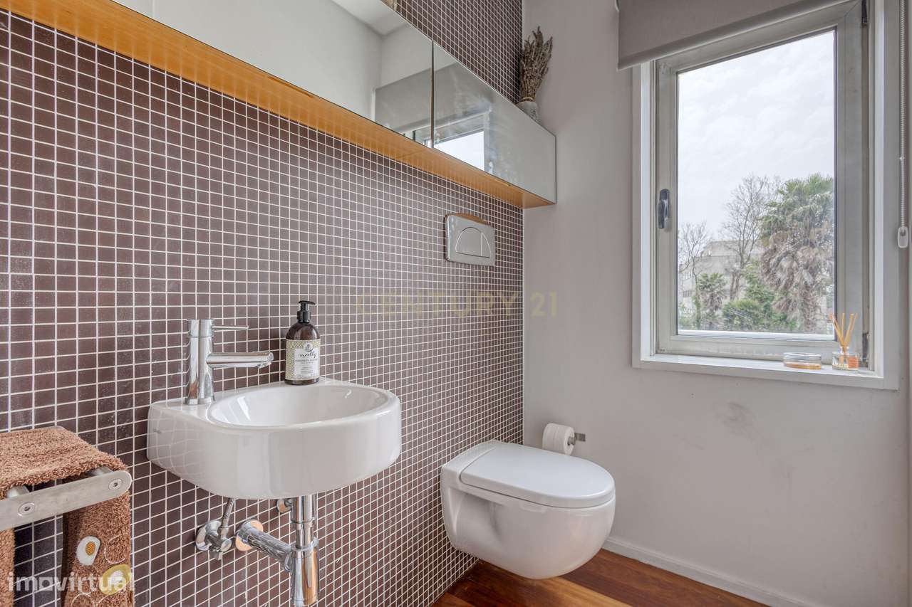 Espetacular T3 de 3 frentes a cinco minutos da praia da Granja-11