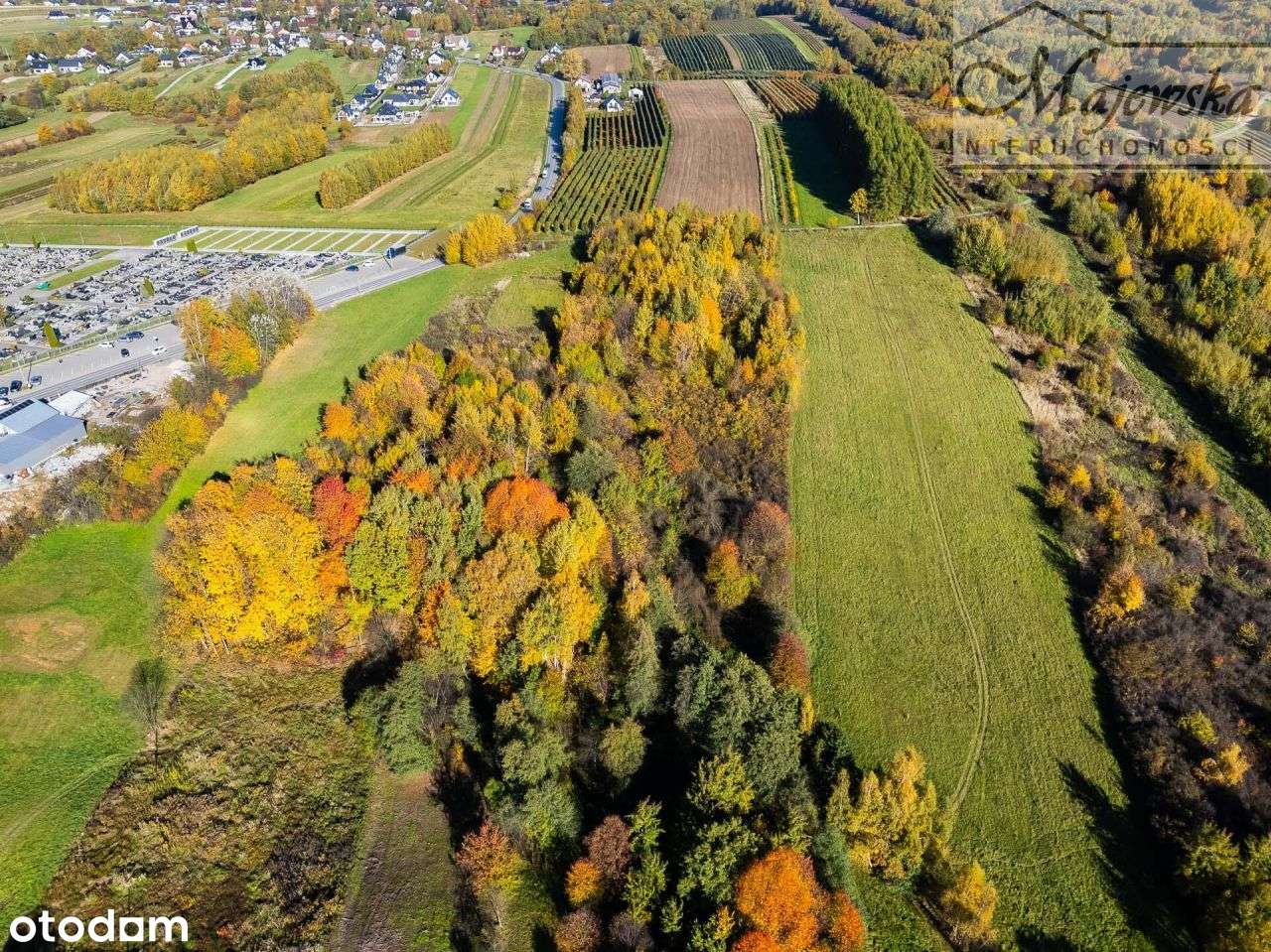 Działka inwestycyjna pod zabudowę usługową - Myśle-0