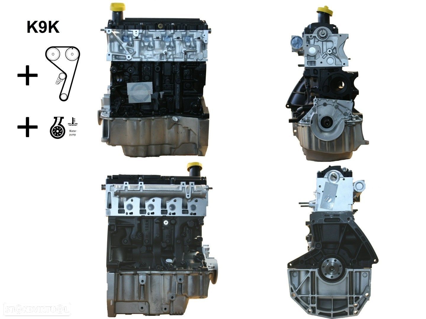 Motor  Reconstruído RENAULT Clio 1.5 dCi K9K 712 - 1