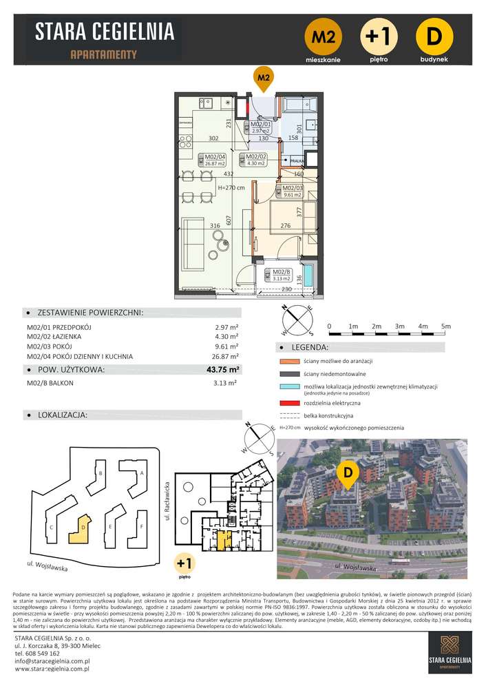 Stara Cegielnia Mielec | mieszkanie 2-pok. | D_M2 - Pełny obrazek: 2/9