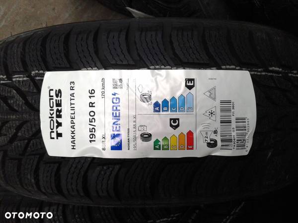 2 Opony zimowe 195/50R16 Nokian Hakkapeliitta R3 - 2