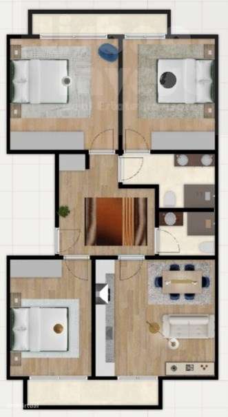 Vendo T3 Benfica remodelado e mobilado-4