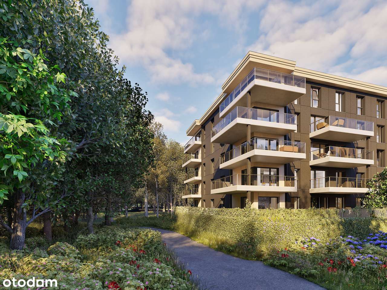 Nowe 2-pokojowe mieszkanie 54,2 m² z możliwością wydzielenia 3 pokoju. - Pełny obrazek: 1/8