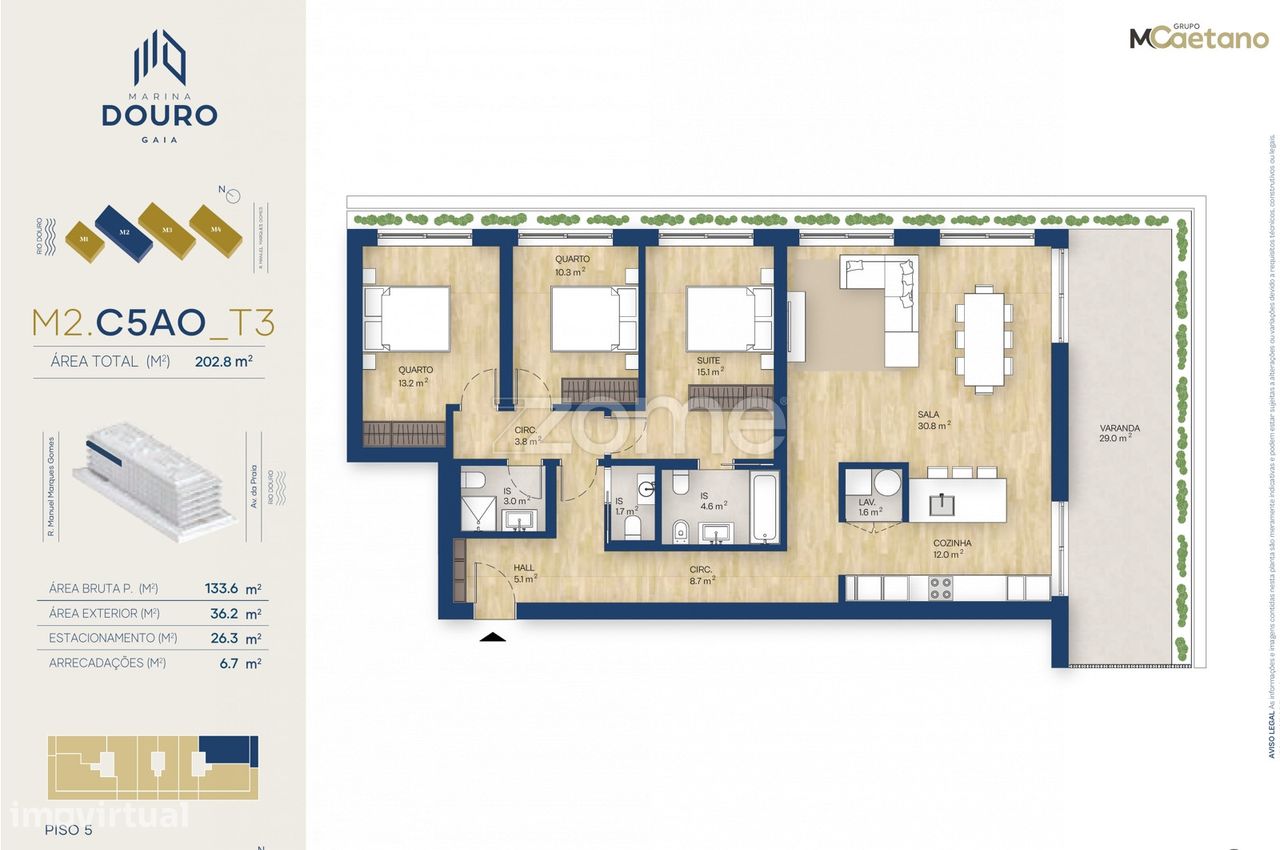 T3 - Empreendimento Marina Douro 2