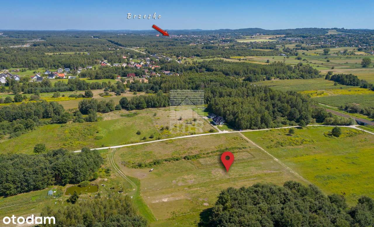 Działka budowlana w świetnej cenie! tylko 5500 zł/ ar! - Pełny obrazek: 3/9