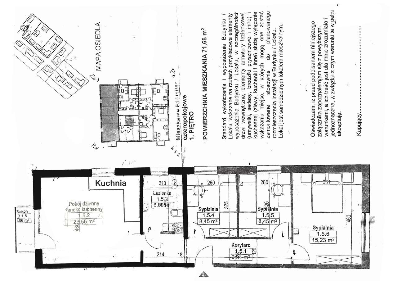 Przestronne 4-pokojowe mieszkanie z balkonem Plewiska ul. Jarzębinowa-14