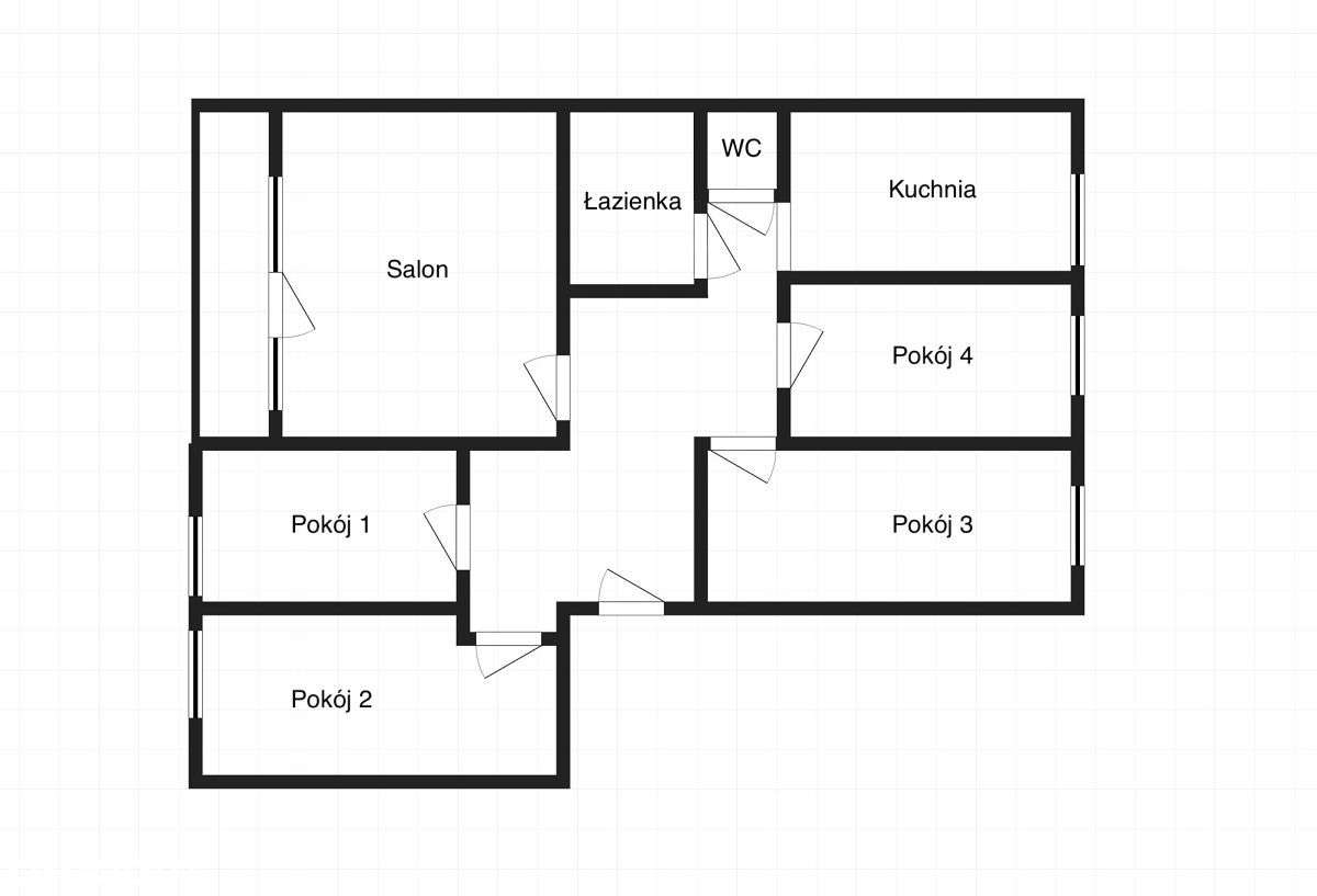 5 pokoi / 85 m2 / balkon / osiedle Zachód / Starga-15