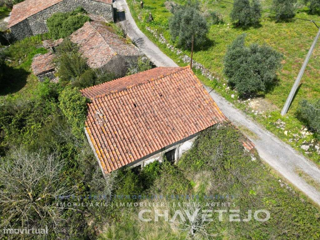 Quinta com casa antiga para recuperar perto de Chãos. - Grande imagem: 4/17