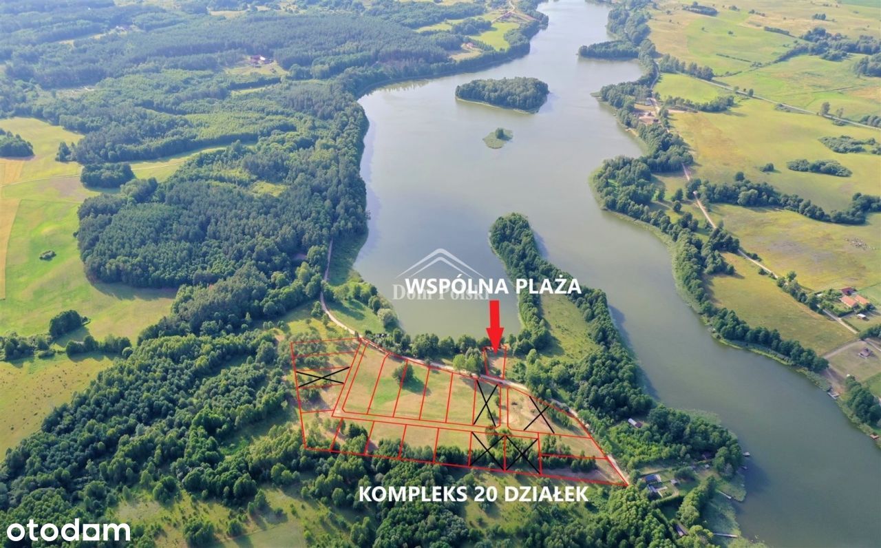 Działki budowlane nad Jeziorem Dworackim