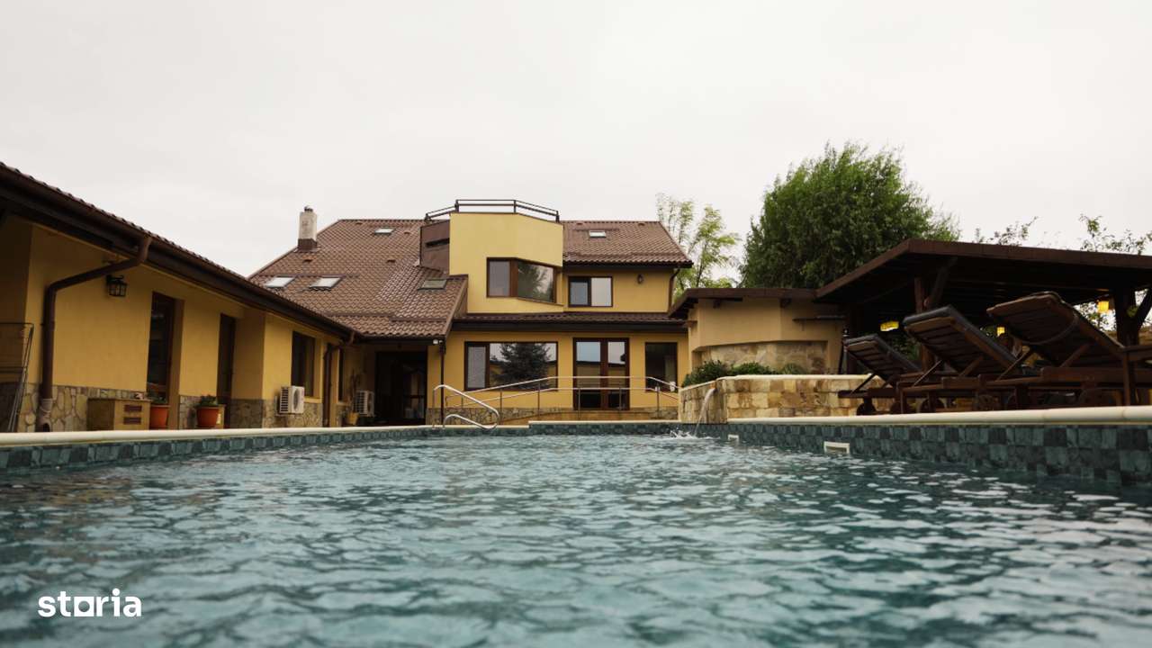 Buftea vila independenta energetic piscina jacuzzi garaj teren 3000 mp - Imagine principală: 4/20