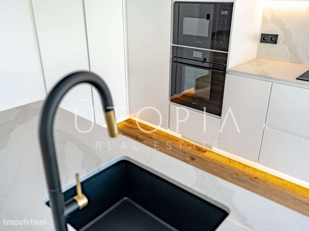 T1 novo com garagem e acesso a piscina e ginásio - D. João III Pres...-12