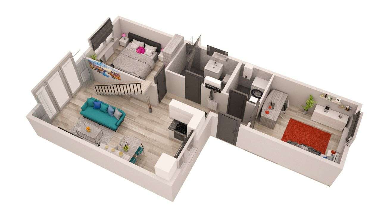 111m² (70m² + 41m²-2 poziomy) +balkon+m.parkingowe-KAMERALNE-7