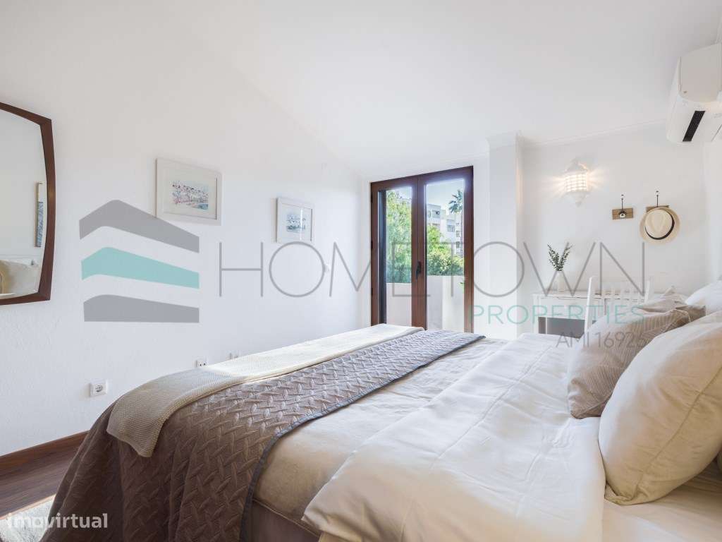 Moradia V2 com jardim, perto da praia, em Quarteira-20