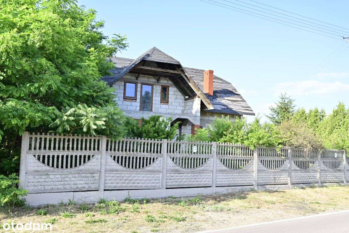 Dom na działce 1 ha - Równe okolice Łochowa 1,2ha-0