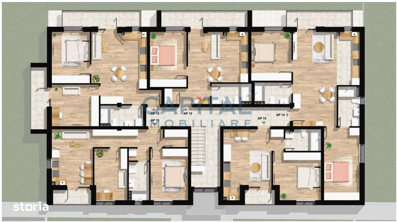 Apartament de vanzare, 3 camere, etaj 2, 93mpc, bloc nou, comision 0% - Imagine principală: 4/8