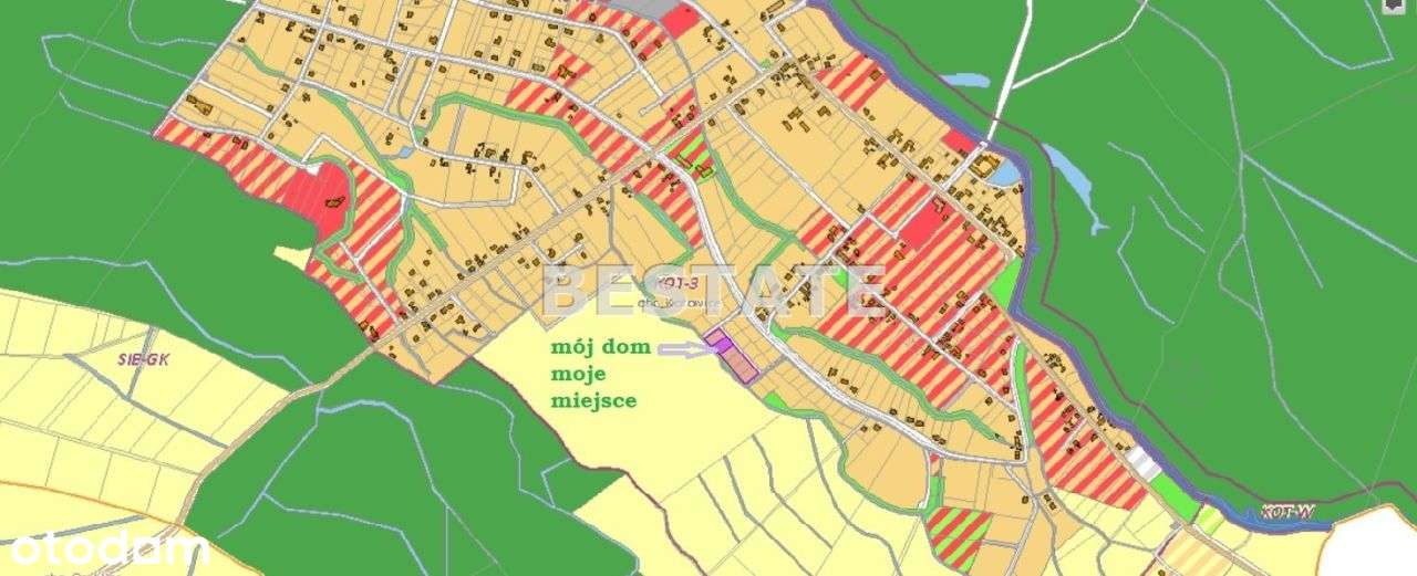 Atrakcyjna działka budowlana 1000 m2,Kotowice - Pełny obrazek: 4/8